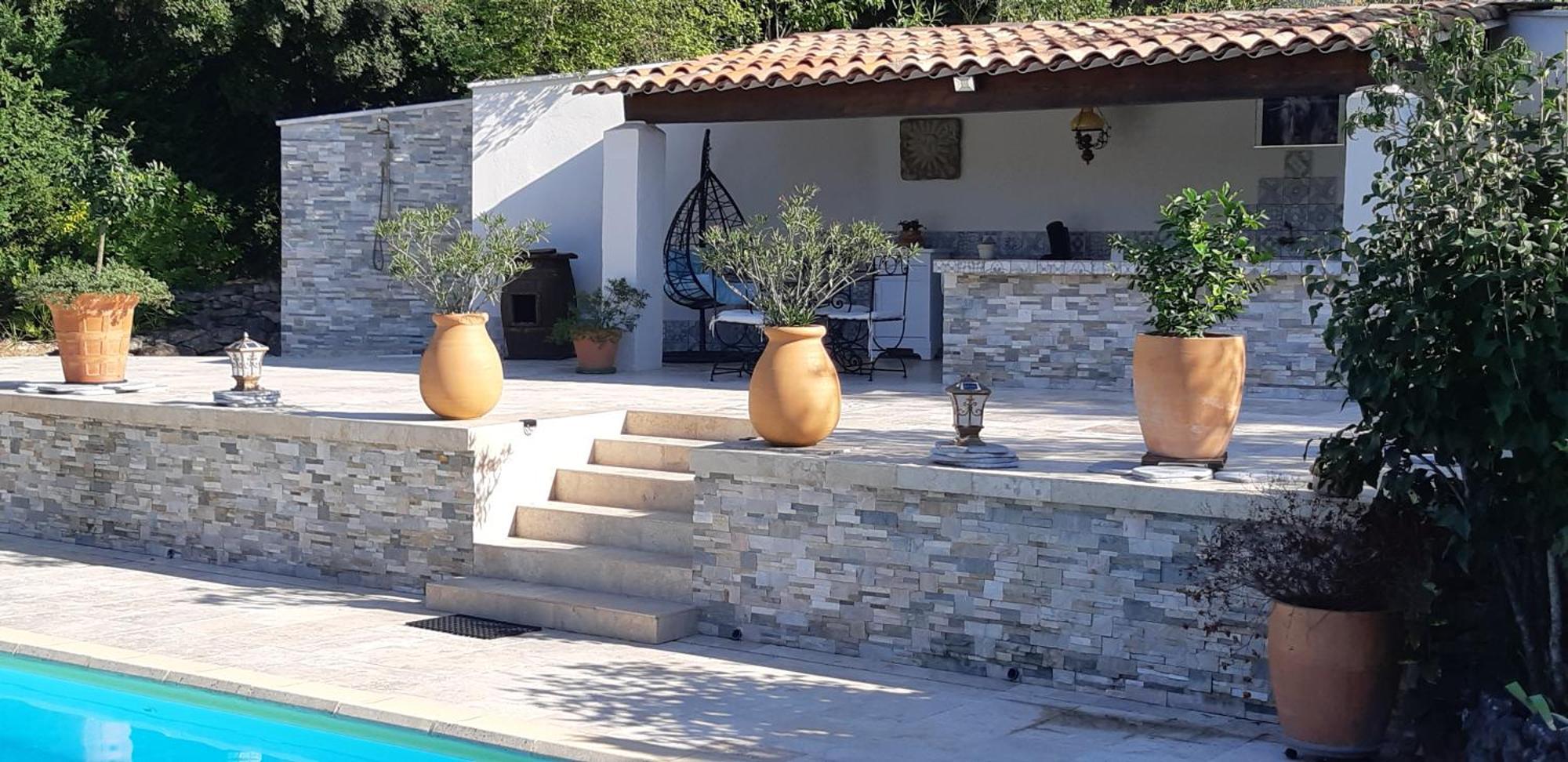 VILLA LA LICORNE Piscine privée, Jacuzzi, Massages, Tennis, Golf à 11km Belcodene Exterior foto